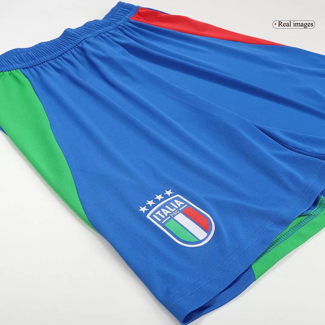 Italy Soccer Jersey Away Custom Shorts EURO 2024 - Image 4