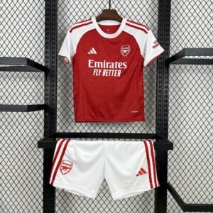 Arsenal Soccer Jersey Home Kids Kit Jersey+Shorts 2025/26