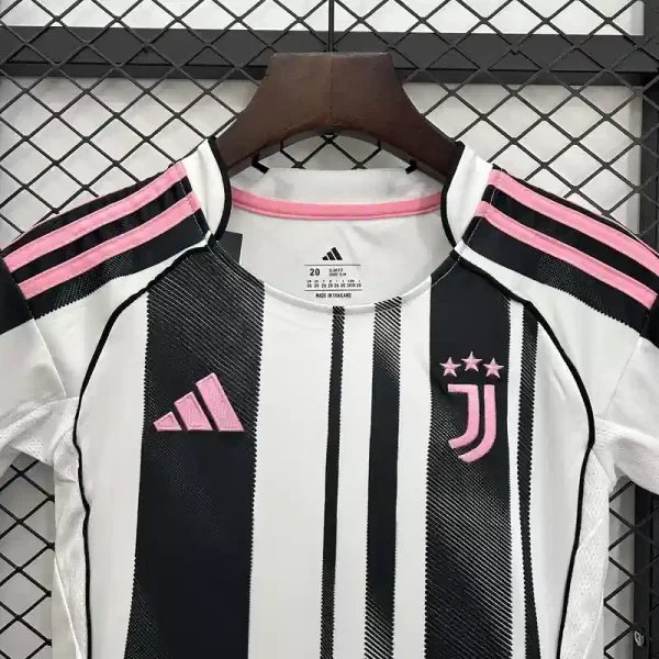 Juventus Soccer Jersey Home Kids Kit Jersey+Shorts 2025/26 - Image 4
