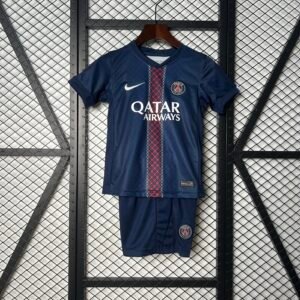 PSG Soccer Jersey Home Kids Kit Jersey+Shorts 2025/26
