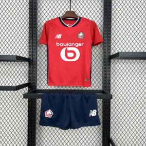 Lille OSC Soccer Jersey Home Kids Kit Jersey+Shorts 2024/25