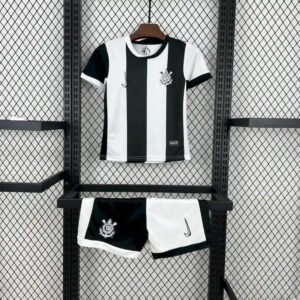 Corinthians Soccer Jersey Third Away Kids Kit Jersey+Shorts 2024