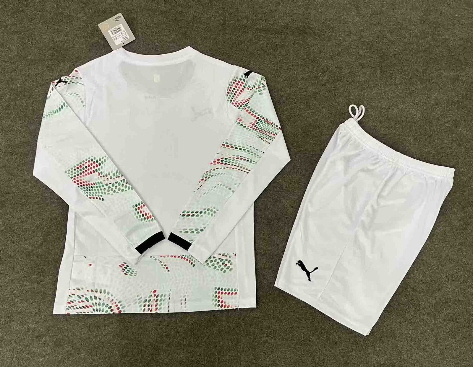 Portugal Away Football Uniform Kids Kit Jersey+Shorts Long Sleeve 2025 - Image 3