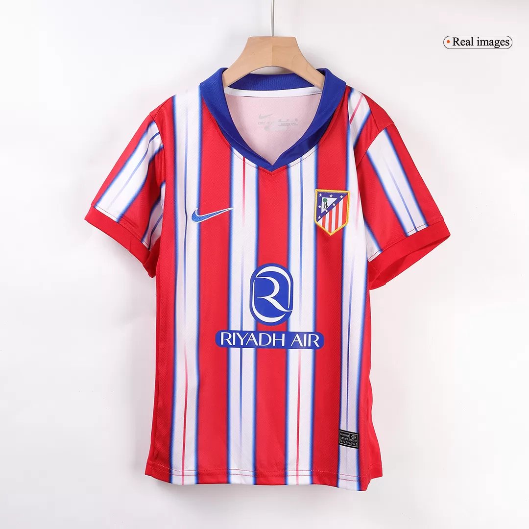 Atletico Madrid Soccer Jersey Home Kids Kit Jersey+Shorts 2024/25 - Image 4