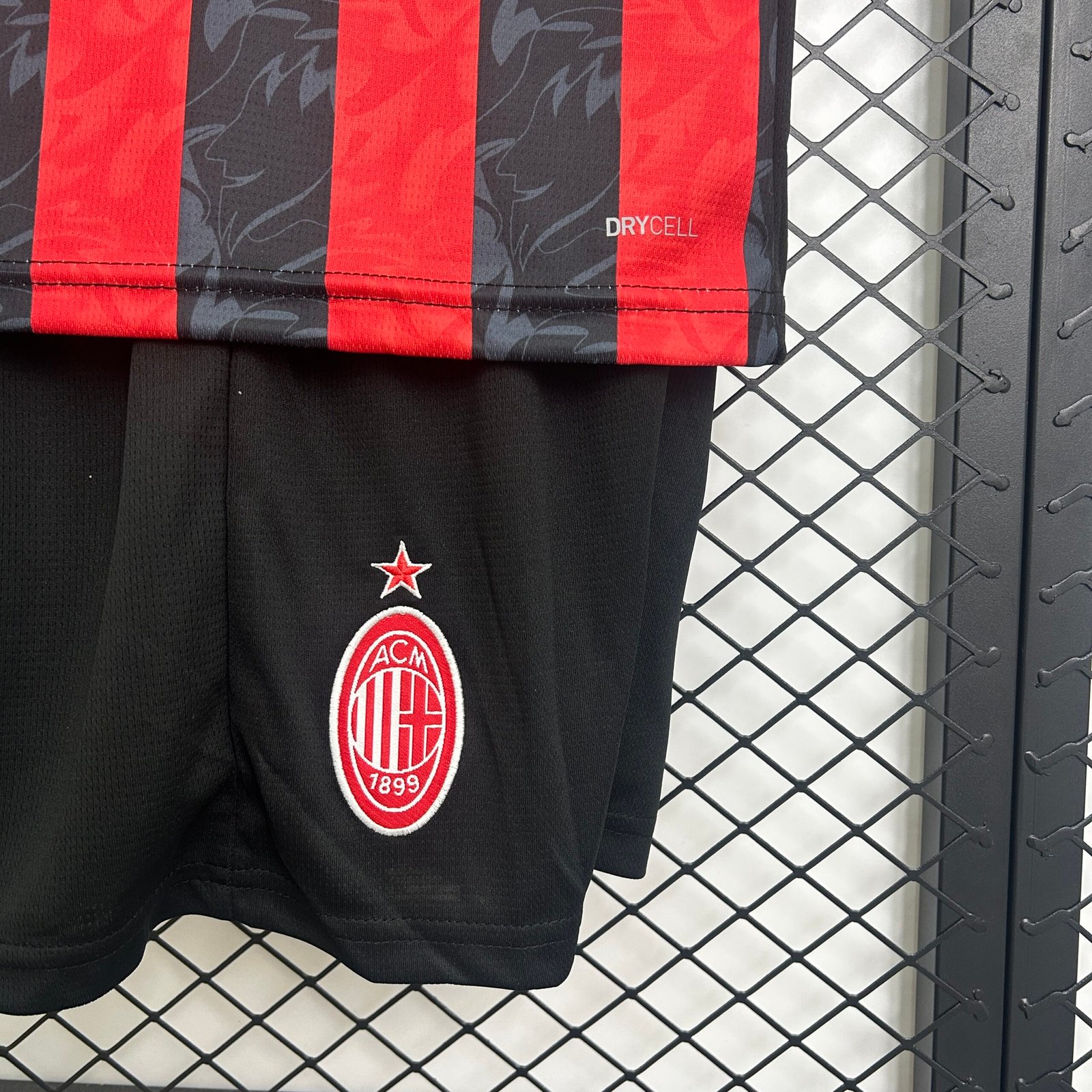 AC Milan Soccer Jersey Home Kids Kit Jersey+Shorts 2025/26 - Image 8