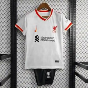 Liverpool Football Jersey Third Away Kids Kit Jersey+Shorts 2024/25