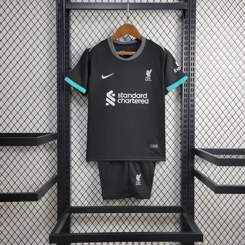 Liverpool Football Jersey Away Kids Kit Jersey+Shorts 2024/25