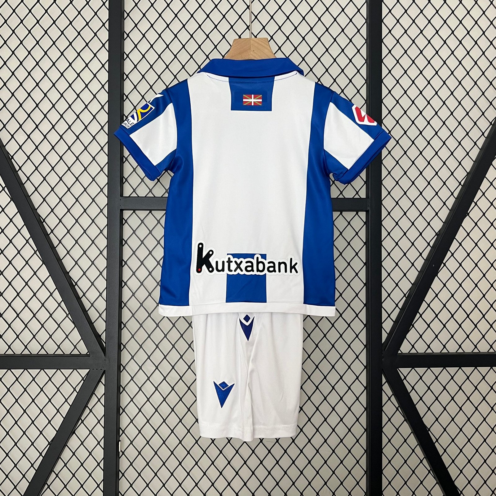 Real Sociedad Soccer Jersey Home Kids Kit Jersey+Shorts 2024/25 - Image 3