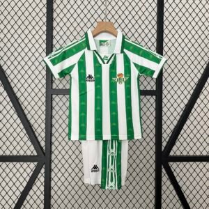 Real Betis Retro Jersey Home Kids Kit Jersey+Shorts 1995/97