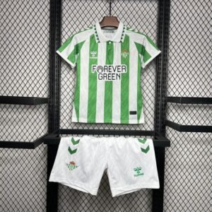 Real Betis Home Kids Kit Jersey+Shorts 2024/25