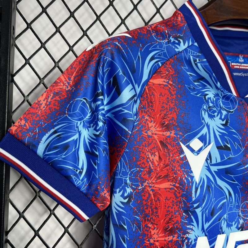 Crystal Palace Football Jersey Kids Kit Jersey+Shorts 2024/25 - Image 6