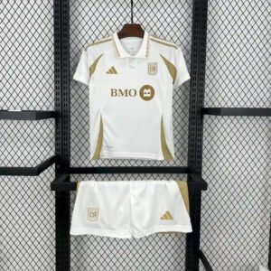 Los Angeles FC Soccer Jersey Away Kids Kit Jersey+Shorts 2025