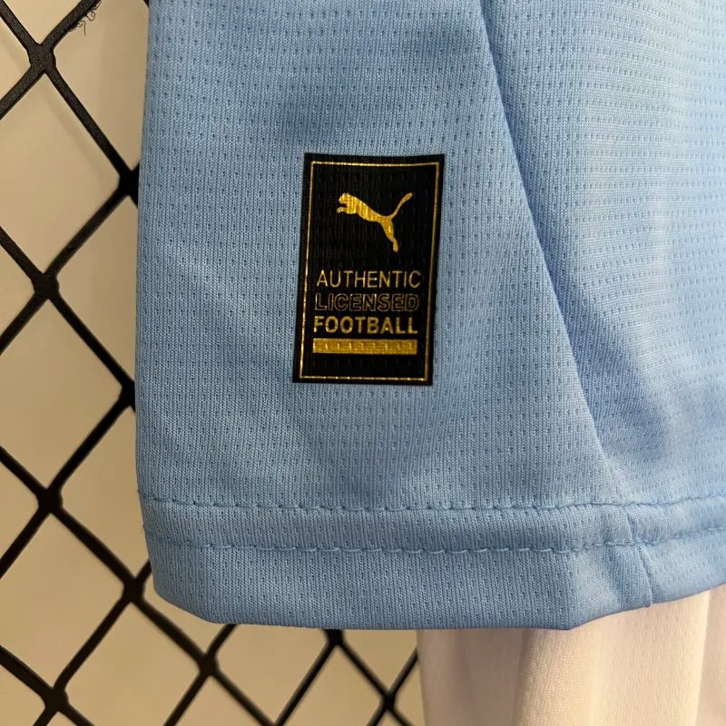 Manchester City Home Kids Kit Jersey+Shorts 2024/25 - Image 6