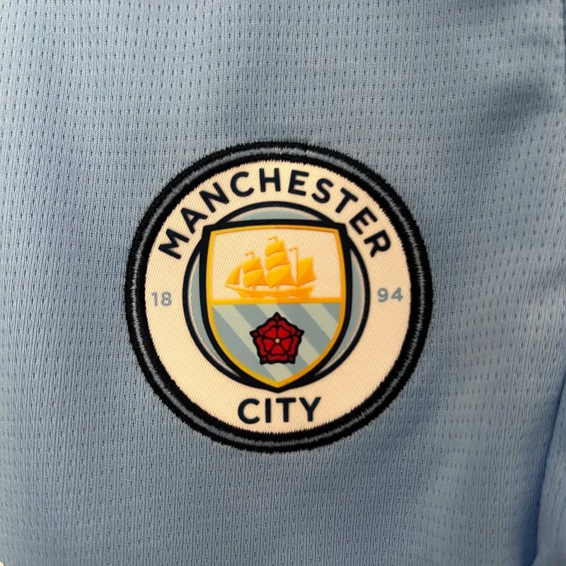 Manchester City Home Kids Kit Jersey+Shorts 2024/25 - Image 8