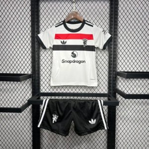 Manchester United Third Away Kids Kit Jersey+Shorts 2024/25