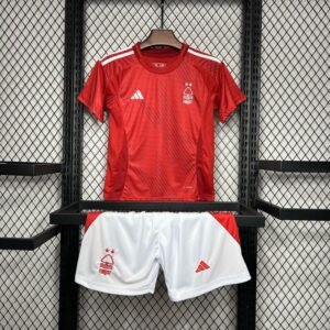Nottingham Forest Football Jersey Home Kids Kit Jersey+Shorts 2024/25