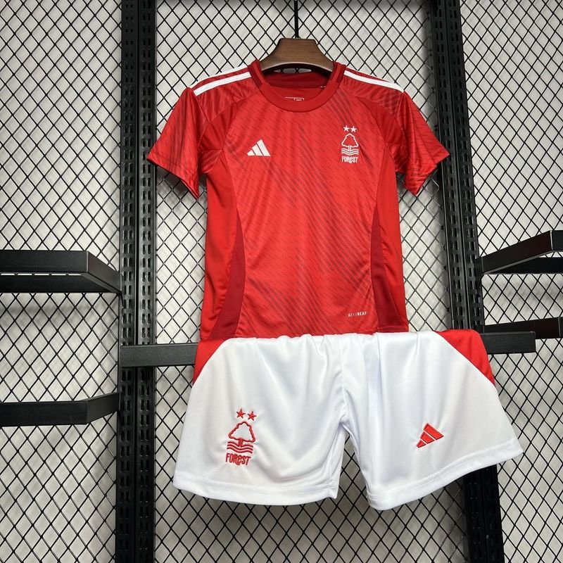 Nottingham Forest Football Jersey Home Kids Kit Jersey+Shorts 2024/25 - Image 4