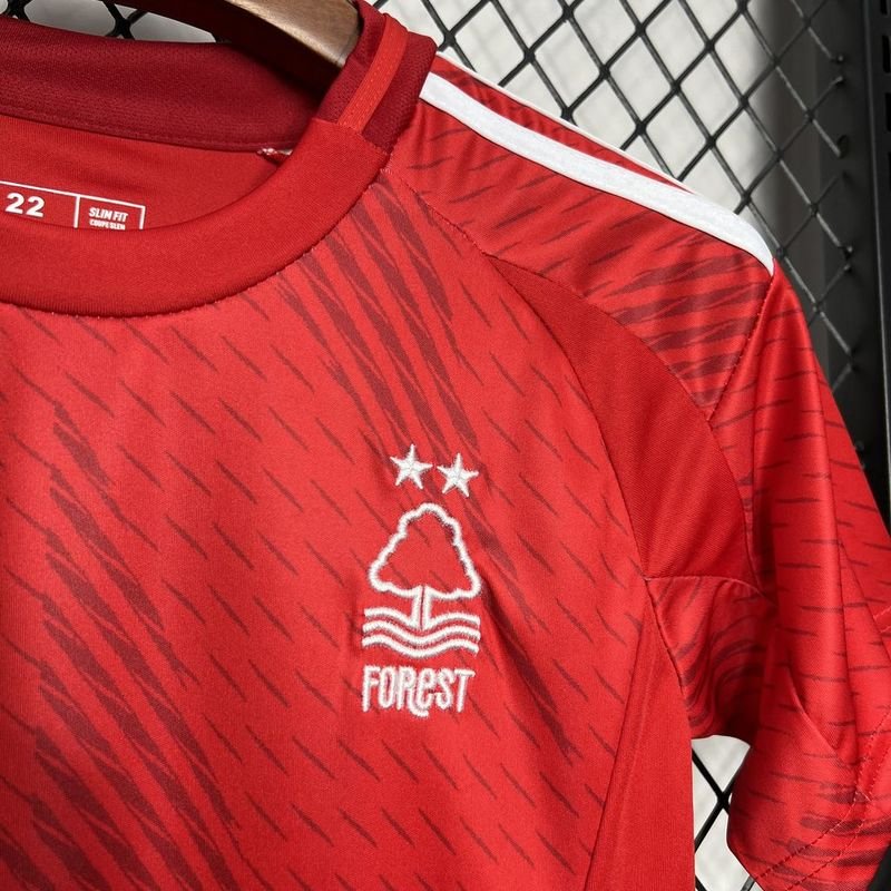 Nottingham Forest Football Jersey Home Kids Kit Jersey+Shorts 2024/25 - Image 6