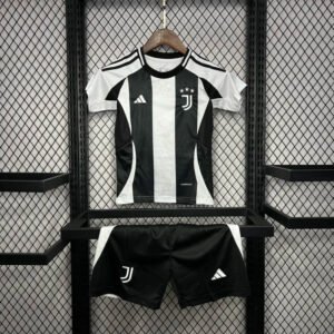 Juventus Soccer Jersey Home Kids Kit Jersey+Shorts 2024/25