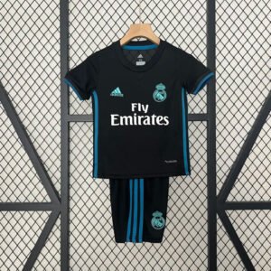 Real Madrid Retro Jersey Away Kids Kit Jersey+Shorts 2017/18