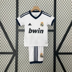 Real Madrid Retro Jersey Home Kids Kit Jersey+Shorts 2012/13