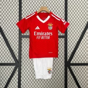 Benfica Soccer Jersey Home Kids Kit Jersey+Shorts 2024/25