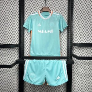 Inter Miami Soccer Jersey Third Away Kids Kit Jersey+Shorts 2024