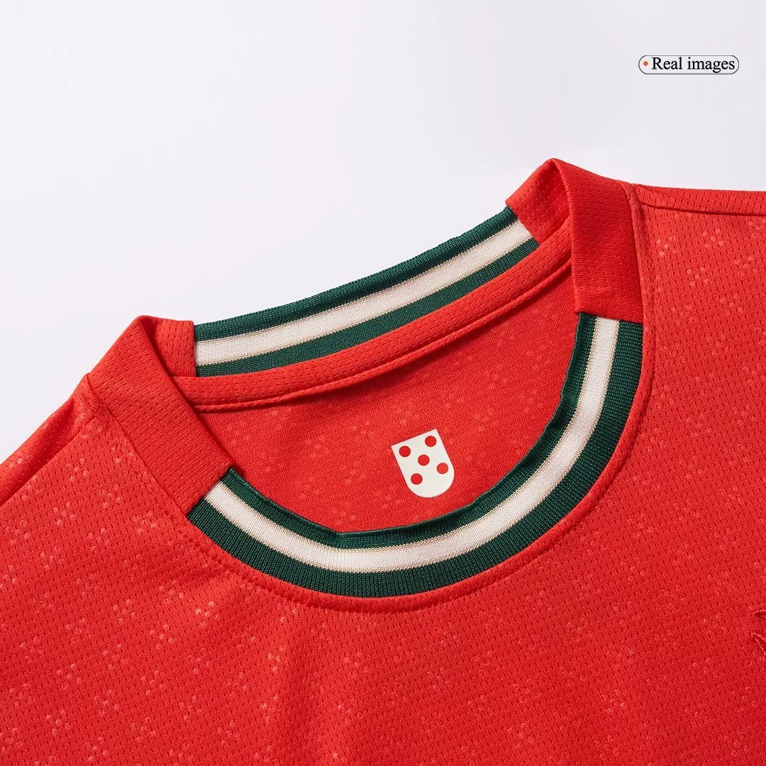 Portugal Home Football Uniform Kids Kit Jersey+Shorts 2025 - Image 10
