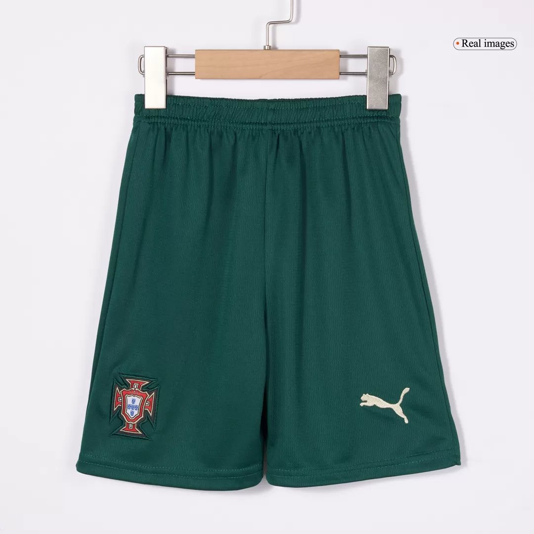 Portugal Home Football Uniform Kids Kit Jersey+Shorts 2025 - Image 13
