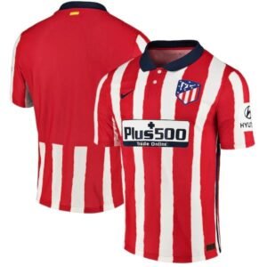 Atletico Madrid Retro Soccer Jersey Home Shirt 2020/21
