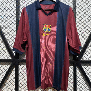 CJ X FC BARCELONA RETRO 2000/01 HOME SKELETON JERSEY