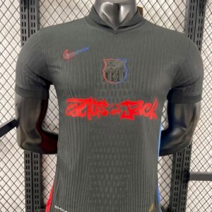 Authentic Soccer Jersey Barcelona Away x Travis Scott Shirt 2024/25