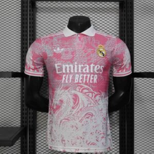 Real Madrid Authentic Soccer Jersey Dragon Pink Special Edition Shirt 2025/26