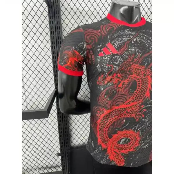 Real Madrid Authentic Soccer Jersey Red Dragon Special Edition Shirt 2025/26 - Image 4