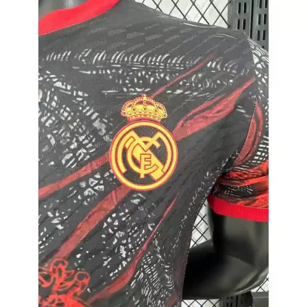 Real Madrid Authentic Soccer Jersey Red Dragon Special Edition Shirt 2025/26 - Image 8