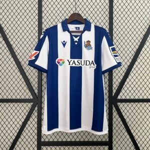 Real Sociedad Soccer Jersey Home Custom Shirt 2024/25