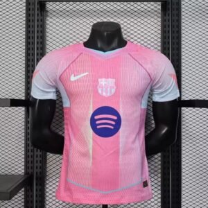 Barcelona Authentic Soccer Jersey Pink Special Edition Shirt 2025/26