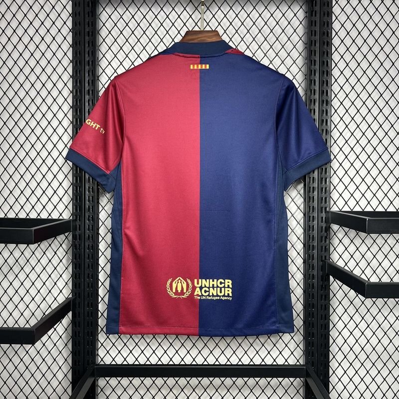 PEDRI #8 Barcelona Home Soccer Jersey 2024/25 - Spotify Logo Without Text - Image 4