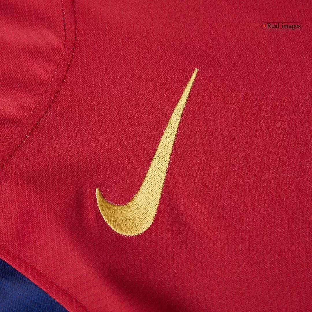 PEDRI #8 Barcelona Home Soccer Jersey 2024/25 - Spotify Logo Without Text - Image 5