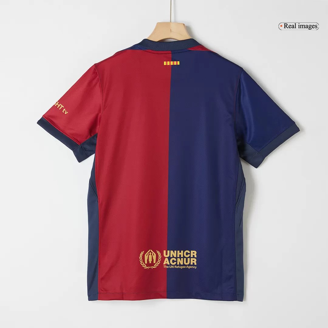 PEDRI #8 Barcelona Home Soccer Jersey 2024/25 - Spotify Logo Without Text - Image 12