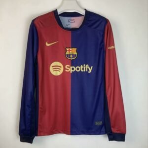 Barcelona Home Soccer Jersey Long Sleeve 2024/25