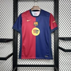 Barcelona Home Soccer Jersey 2024/25 - Spotify Logo Without Text