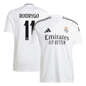 RODRYGO #11  Real Madrid Soccer Jersey Home Custom Shirt 2024/25