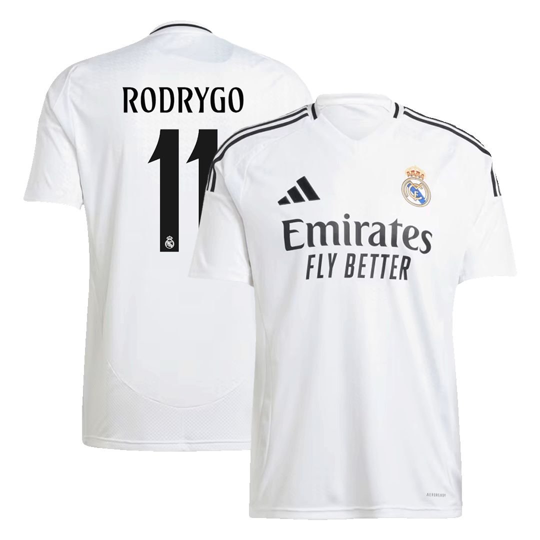 RODRYGO #11 Real Madrid Soccer Jersey Home Custom Shirt 2024/25