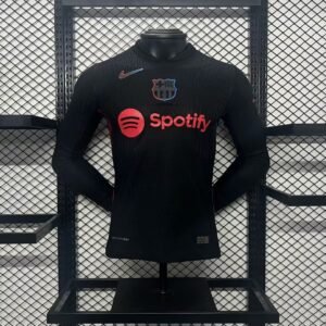 Authentic Barcelona Away Long Sleeve Soccer Jersey 2024/25
