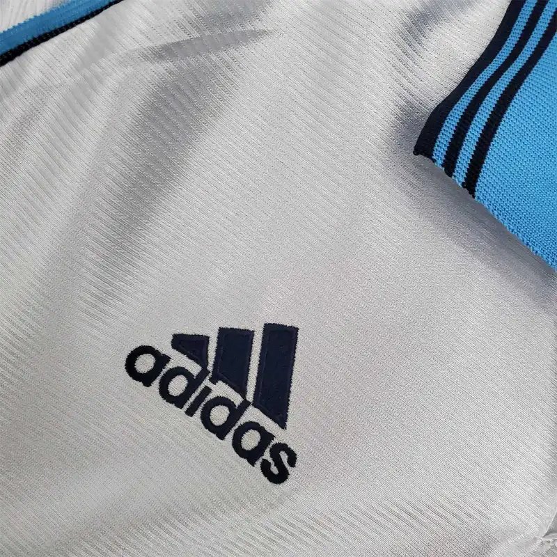 Marseille Retro Soccer Jersey Home Custom Shirt 1998-99 - Image 6