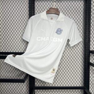 Marseille Soccer Jersey 125th Anniversary White Custom Shirt 2024/25