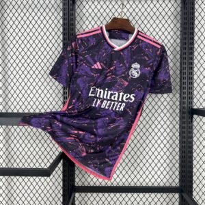 Real Madrid Soccer Jersey Purple Special Edition Custom Shirt 2024/25