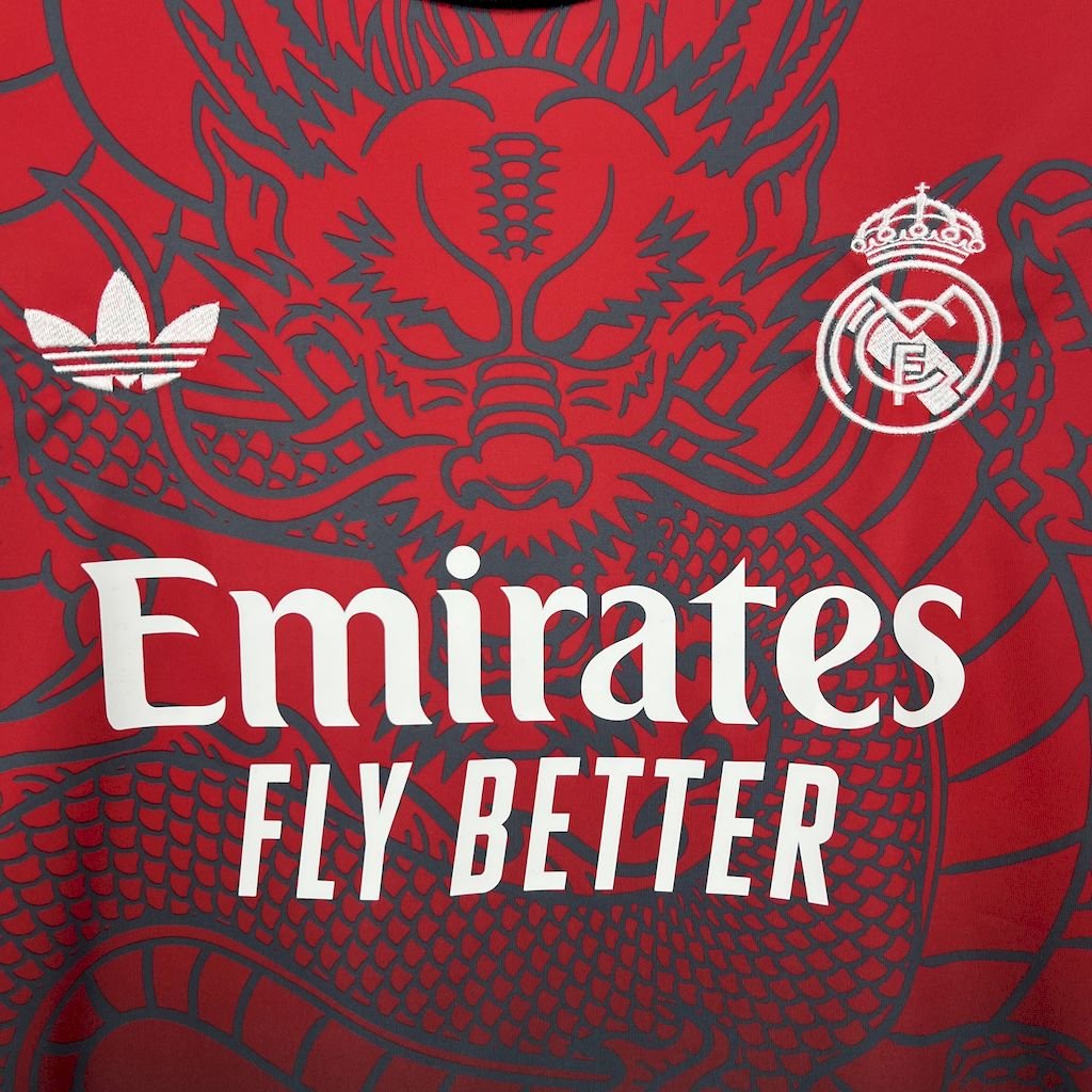 Real Madrid Soccer Jersey Dragon Special Edition Custom Shirt 2024/25 - Image 5