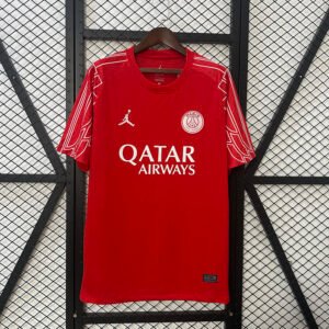 PSG Soccer Jersey Red Custom Shirt 2025/26